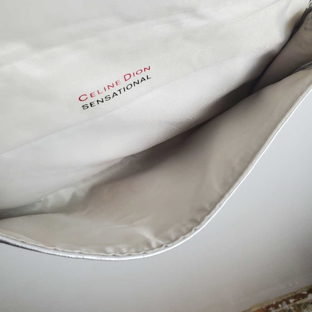 Celine Dion Sensational Silver Cushioned Bag - Picture 9 of 15